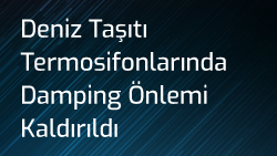 Deniz Taşıtı Termosifonlarında Damping Önlemi Kaldırıldı